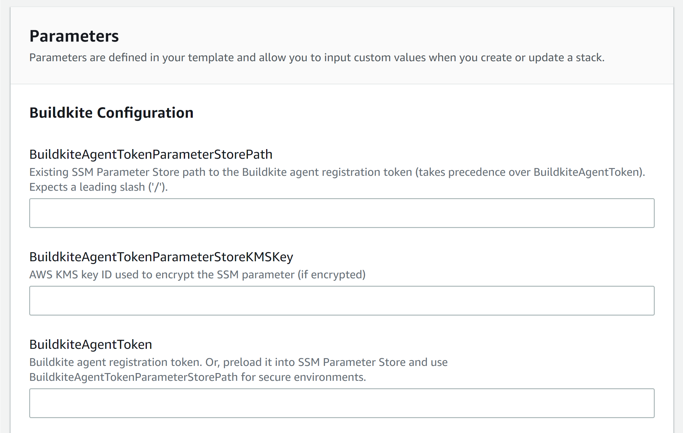 AWS Parameters